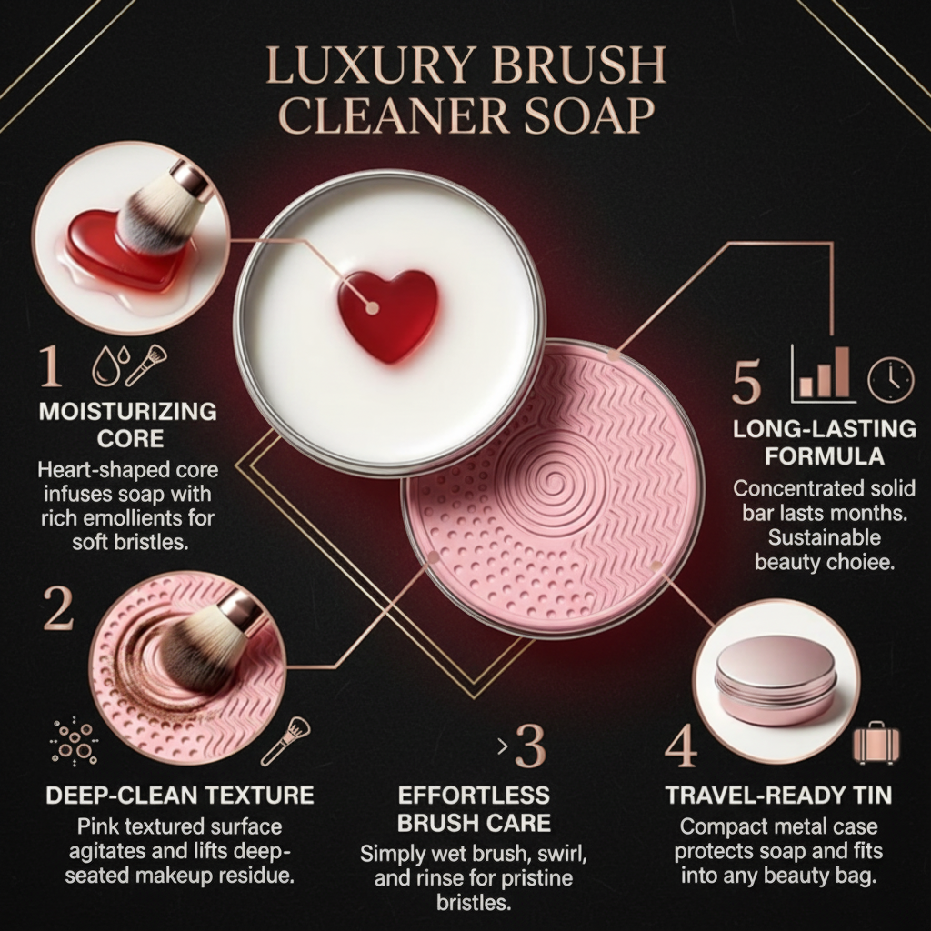 PurePetal™ Makeup Brush Cleaner Soap